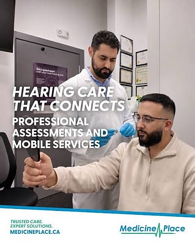 Hearing care that connects, professional assessments and mobile services at Medicine Place Hearing Care